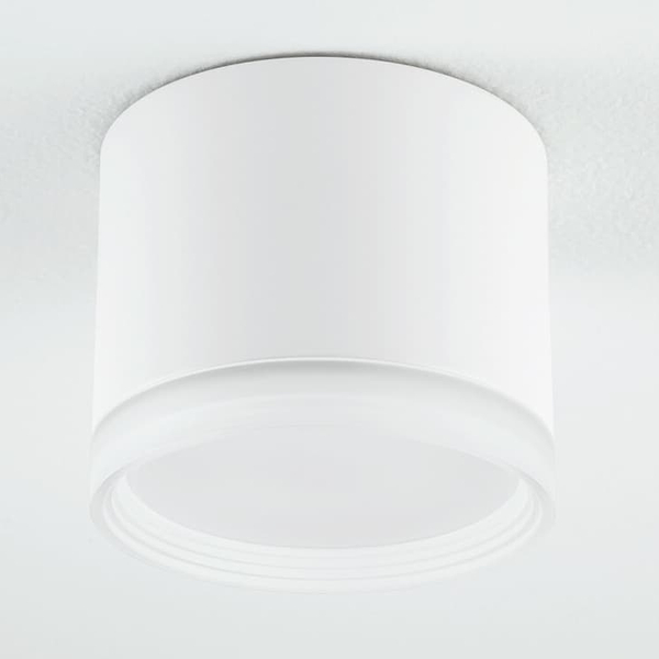 Natynkowa lampa sufitowa Silba 10476 Nowodvorski okrągła tuba biała
