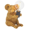 Stołowa lampa koala L&-195082 Light& hampton do sypialni złota czarna