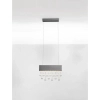 Wisząca lampa z kryształkami OLEVIRA LE45148 LED 20W 3500K szara