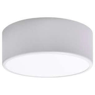 Plafon LAMPA sufitowa 137623613608 TEAM metalowa OPRAWA natynkowa LED 24W 4000K okrągła srebrna biała
