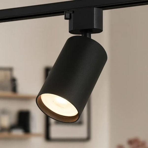 Szynowa lampa sufitowa 1-fazowa Tiger Track ML2336 tubka czarny