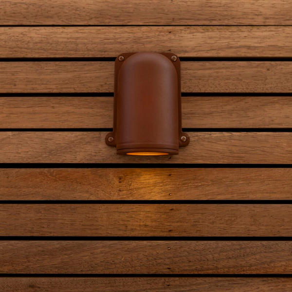 Zewnętrzna lampa ścienna ANCOR 5115001445 rustykalna IP54 rdzawa