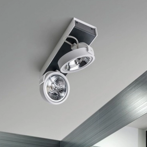 Regulowany reflektor sufitowy AZ1373 MAX 1 Azzardo metal biały czarny