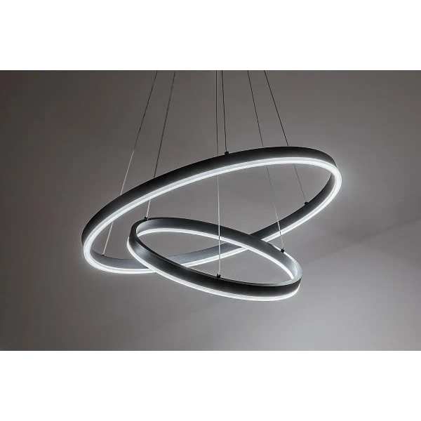 Wisząca ledowa lampa do salonu Isaure 72305 LED 80W 3000-6500K czarny