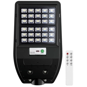 Lampa zewnętrzna Via EKO9093 Ekolight LED 50W 6000K solarna IP65 czarna