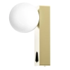Kinkiet z włącznikiem Boletta Parette OLd Gold Switch OR85563 IP44 złoty