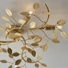 Sufitowa lampa florentyńska L&-196830 Light& metalowe liski złota