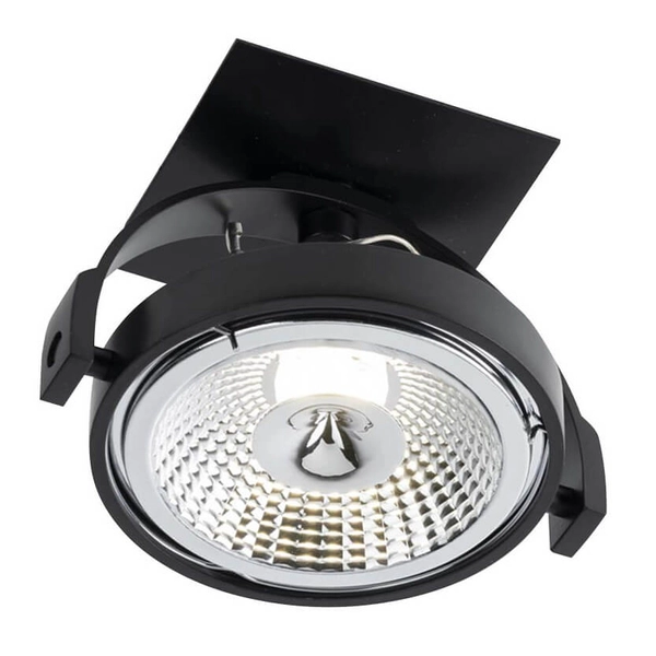 Podtynkowa LAMPA sufitowa SAKURA 7250 Shilo metalowa OPRAWA reflektorowa WPUST czarny