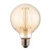 Kulista żarówka E27 77109 LED 2W 2200K szklana bursztynowa