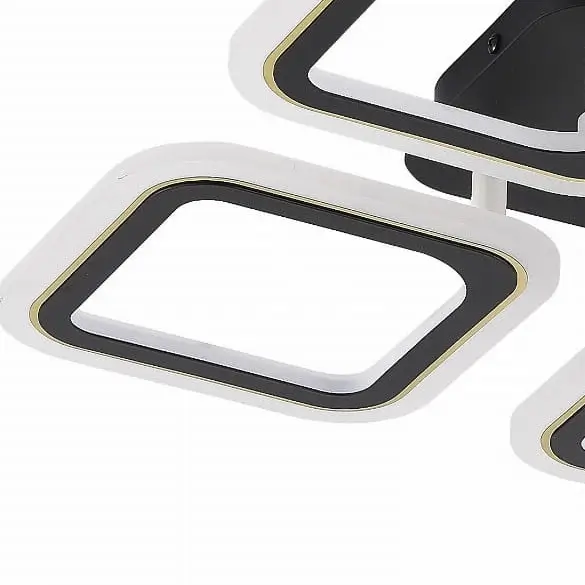 Ściemnialna sufitowa lampa Stellar MS232040R-BK LED 30W 3000-6000K czarny