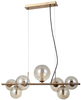Salonowa lampa wisząca Canello PND-406007-7-HBR mosiężna