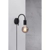 Metalowa lampa ścienna Paco 2112071003 tubka czarna