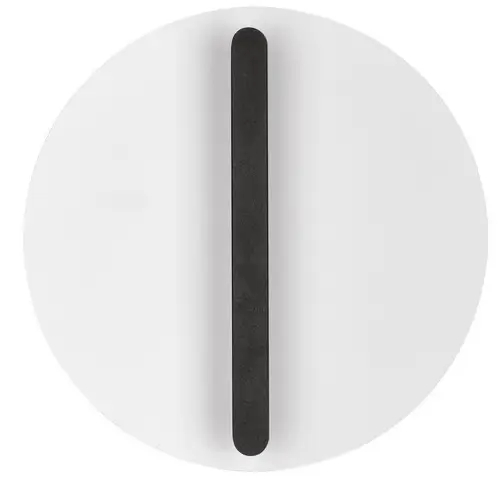 Metalowa lampa ścienna do salonu GALURCA LE45549 LED 15W 3000K biała czarna