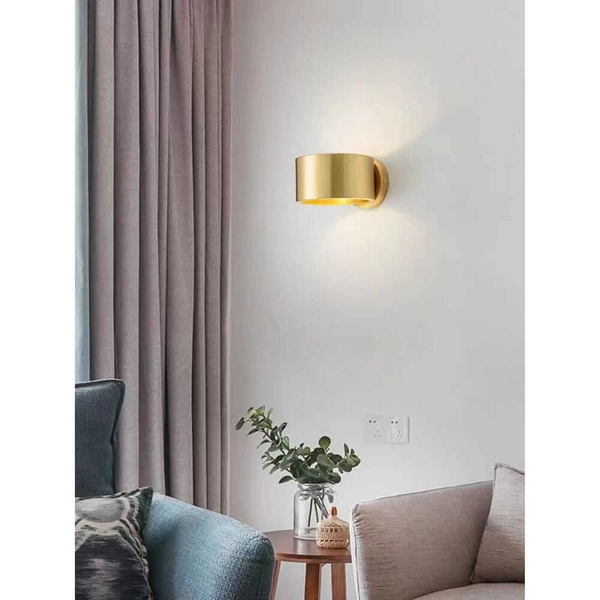 Ścienny kinkiet Rondello CGRONDELLO-E27 COPEL walec do kuchni złoty