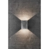 Ogrodowa lampa ścienna Fold 2019041031 LED 7,5W 3000K IP54 cyna