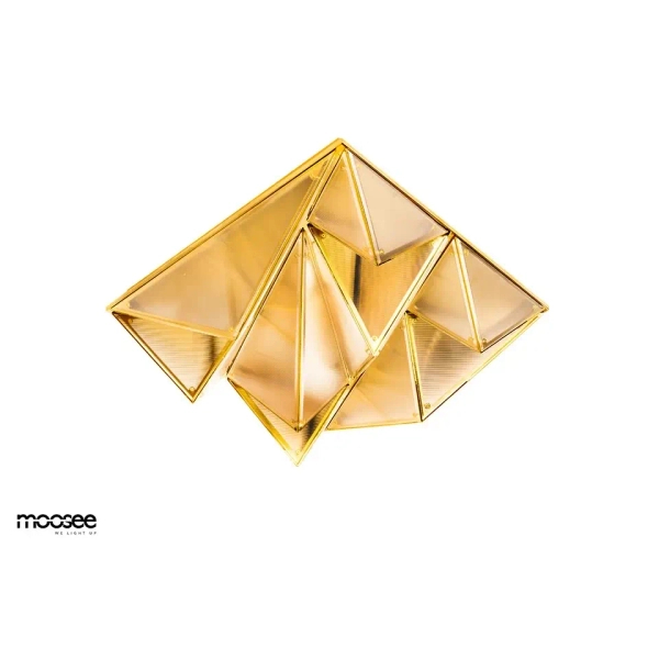 Plafon PYRAMIDS złota MSE1501100589 1xLED 106W 3000K glamour