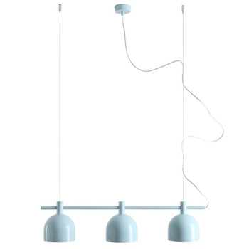 Potrójna wisząca lampa Beryl 976E_29 nad wyspę niebieska