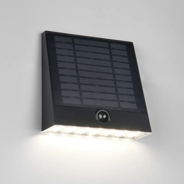 Elewacyjna lampa ALVORADA R23326102 LED 7W 4000K IP44 solarna czarny