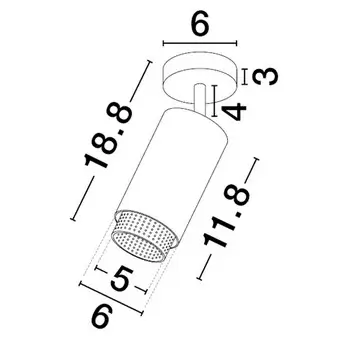Reflektorowy kinkiet ścienny TORVILA LE45615 ruchomy złoty czarny