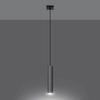 Lampa zwis Lagos SL.1204 Sollux rurka do sypialni pojedyncza chrom