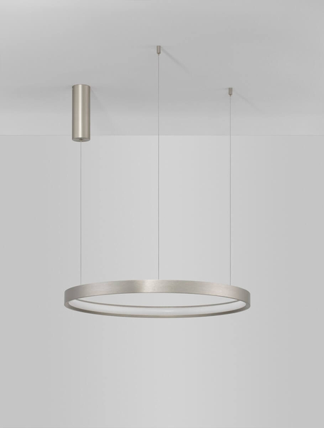 Pierścieniowa lampa wisząca ZACAPU LE42791 Luces Exclusivas LED 42W 3000K srebrna