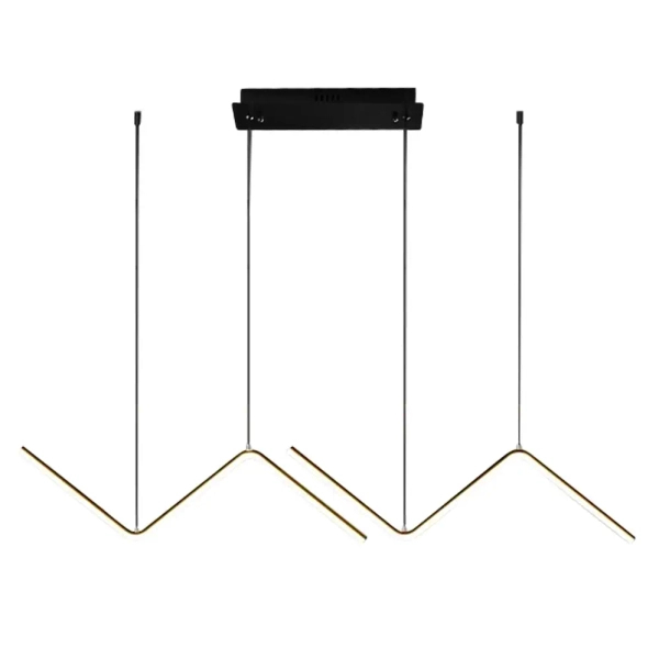 Liniowa lampa wisząca VERTE ML1179 LED 22W 4000K czarna