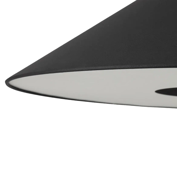 Nowoczesna lampa stojąca POISE 11768 stożek czarna