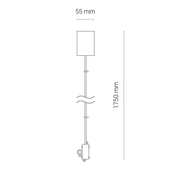 Sufitowa lampa kwadratowa CL ITAKA 8460 LED 40W 3000K biała