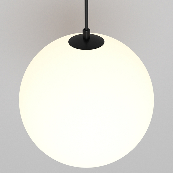 Zwisowa lampa kula Luna P039PL-5W3K-20-B Maytoni LED 5W 3000K biała czarna
