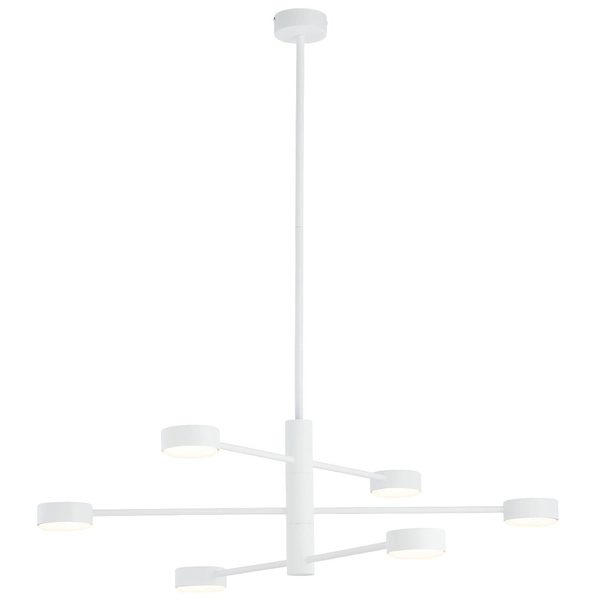 Loftowa LAMPA sufitowa ORBIT 7942 Nowodvorski regulowane pręty sticks molekuły do sypialni białe