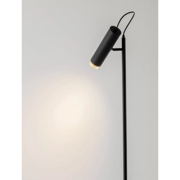 Podłogowa lampa TORVILA LE45624 regulowana tuba czarny złoty