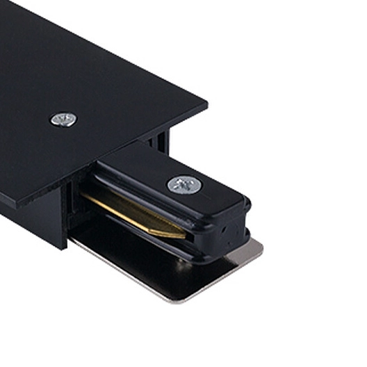 Zasilanie końcowe szynoprzewodu PROFILE RECESSED POWER END CAP 8973 Nowodvorski do 1-fazowej szyny podtynkowej 230V czarne