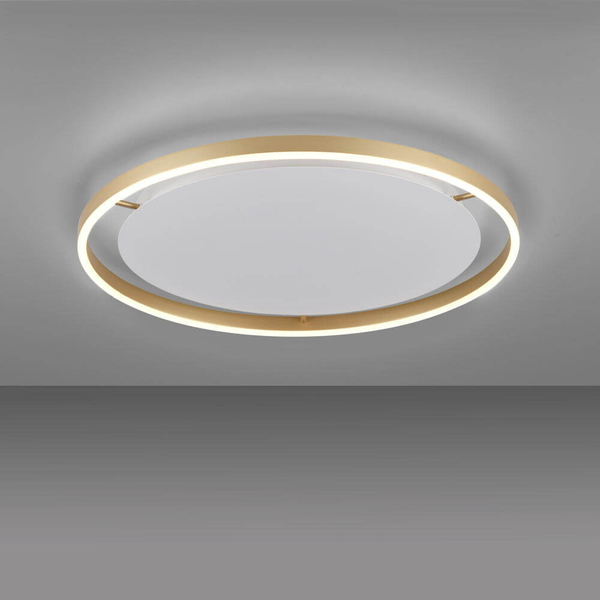 Pokojowa lampa sufitowa Ritus 15392-60 Just Light LED 28W 3000K pierścień mosiądz
