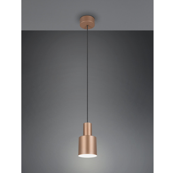 Lampa wisząca ELIOR DL165319400 Trio z regulacją walec brązowy