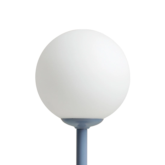Stojąca lampa nocna Pinne 1080B16 sypialniana ball niebieska biała