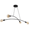 Pokojowa lampa wisząca kule Helix 2724 TK Lighting metalowa czarna