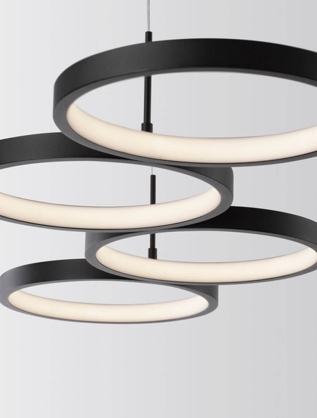 Designerska lampa wisząca GARCIA LE42829 Luces Exclusivas LED 41W 3000K czarna