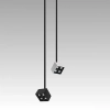 Nowoczesny wisząca lampa 1929 LED 7W 3000K kwadraty czarny biały