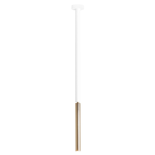 Nowoczesna lampa sufitowa STICK 1067PL_G_M Aldex tuba regulowana złota