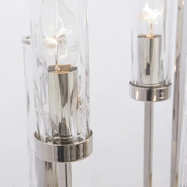 Regulowana lampa wisząca Oxford p04052ni Cosmolight metal szkło nikiel