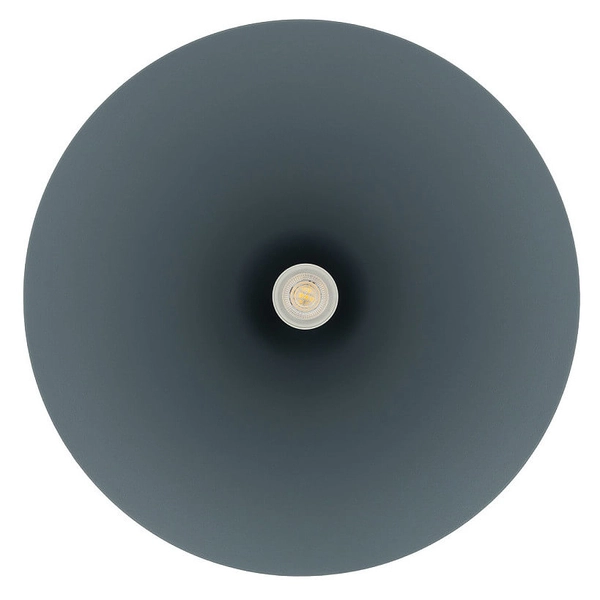 Jadalniana lampa wisząca ZENITH 11487 stożek szary błękit