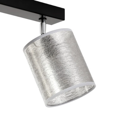 Loftowy plafon NEVOA 56794204 abażurowa sufitowe tuby regulowane srebrne