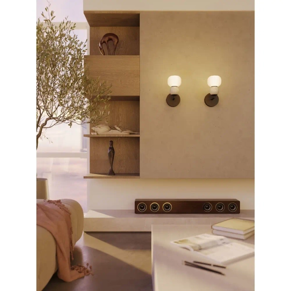 Kinkiet do salonu ścienny Modern W0398 LED 5W 3000K jasny szary