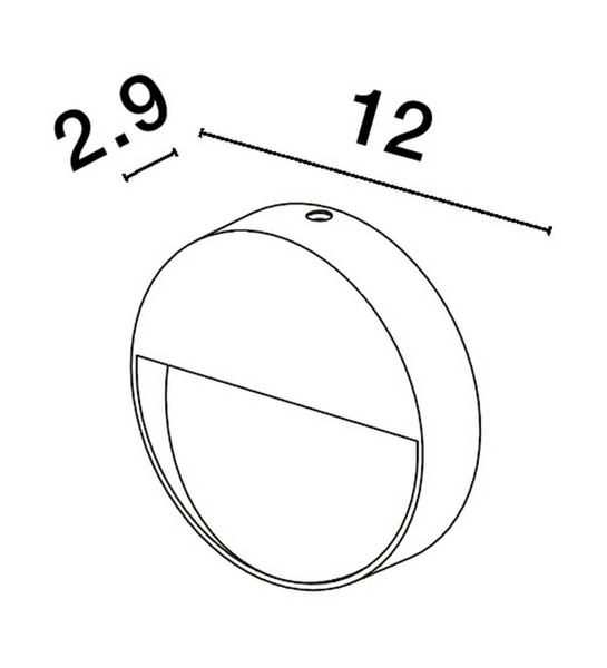 Ogrodowa lampa schodowa POZARICA LE71539 LED 1,5W grafitowa