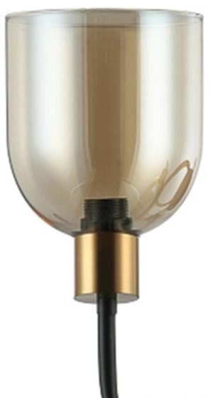 Kinkiet Servio WL-66892-1A-BK-AMB ścienny do holu czarny