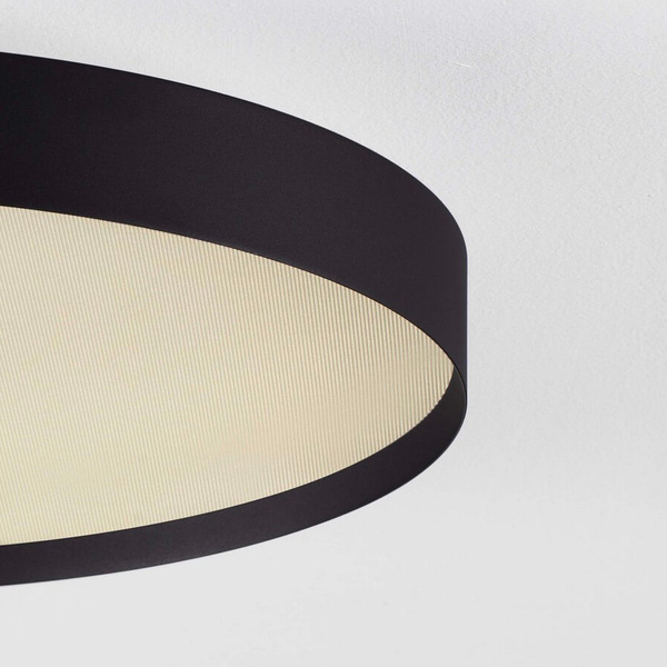 Okrągła lampa sufitowa HURTADO LE44880 LED 48W 2700-3000K jadalniana czarna