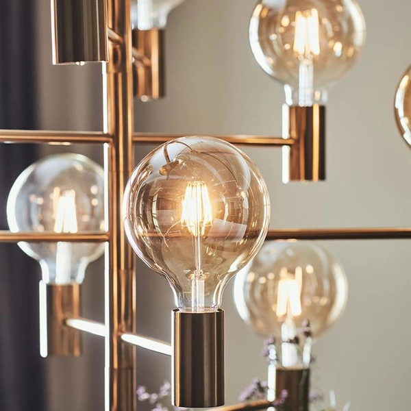 Loftowa LAMPA wisząca PARIS 108117 Markslojd metalowa OPRAWA zwis oprawki na żarówki mosiądz