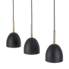 Wisząca lampa nad wyspę Nord 4871 TK Lighting potrójna metal czarny złoty