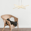 Wisząca lampa CRISS CROSS ST-MD240406-4 gold LED 48W 3000K złoty