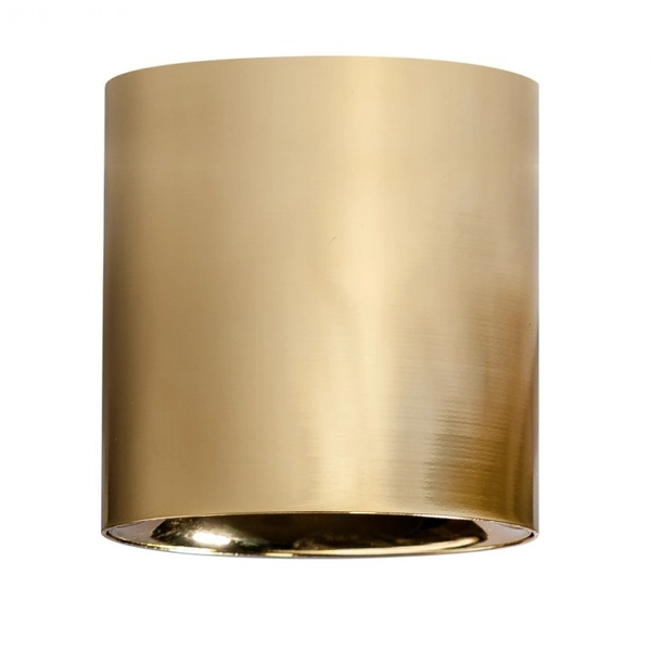 Sufitowa lampa natynkowa Mane LED 10W okrągła złota